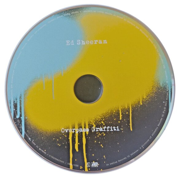 Ed Sheeran Autographed Overpass Graffiti CD Cover Framed Beckett Album Signed - Picture 4 of 7